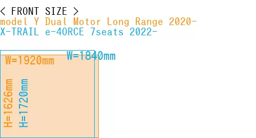 #model Y Dual Motor Long Range 2020- + X-TRAIL e-4ORCE 7seats 2022-